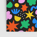 Colorful abstract organic shape art pattern Poster Gallery Image 3