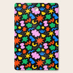 Colorful abstract organic shape art pattern Cutting Board Gallery Image 1