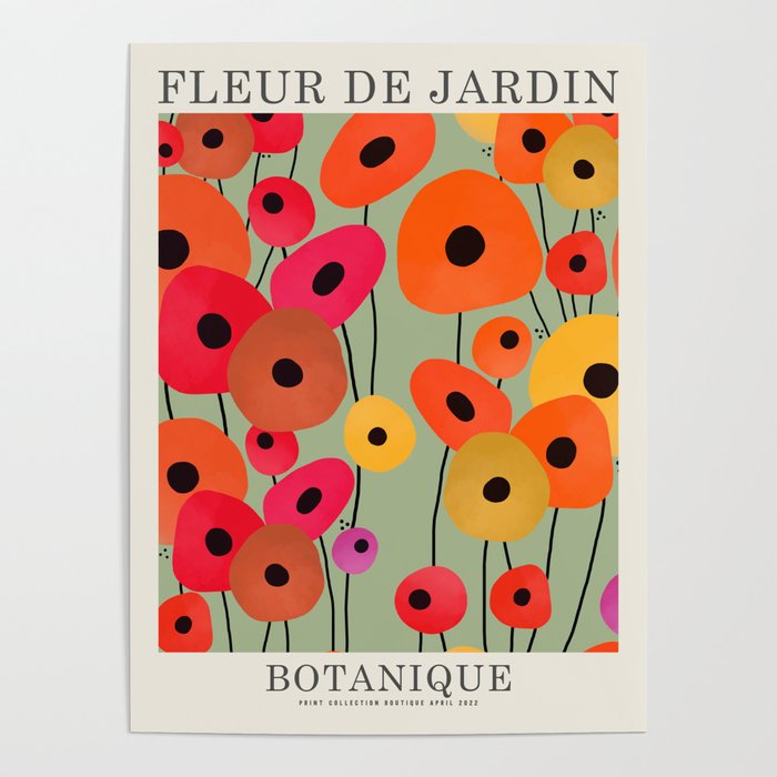 Fleur de Jardin - Flower Market Poster Gallery Image 1