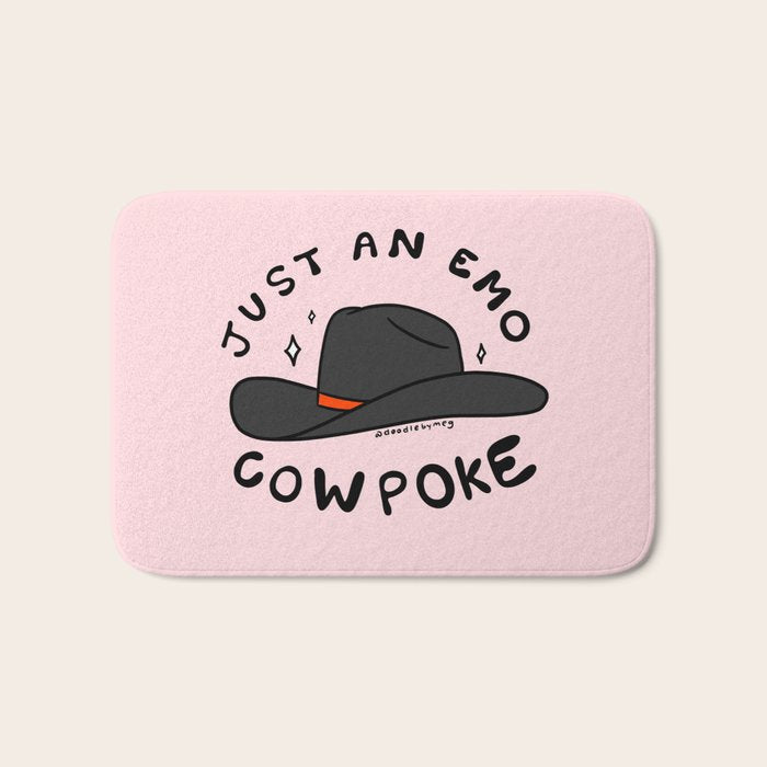 Just An Emo Cowpoke Bath Mat Gallery Image 1