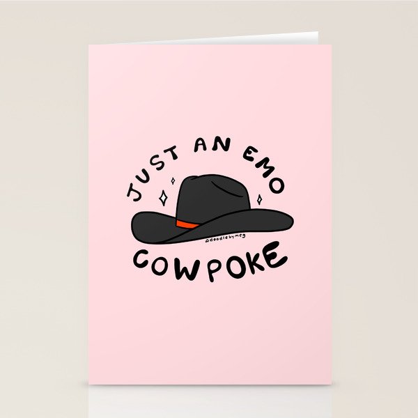 Just An Emo Cowpoke Stationery Card Gallery Image 1
