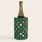 Geometric christmas decoration pattern Wine Chiller Gallery Image 1