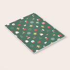 Geometric christmas decoration pattern Notebook Gallery Image 3