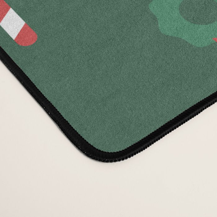 Geometric christmas decoration pattern Desk Mat Gallery Image 4