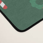 Geometric christmas decoration pattern Desk Mat Gallery Image 4