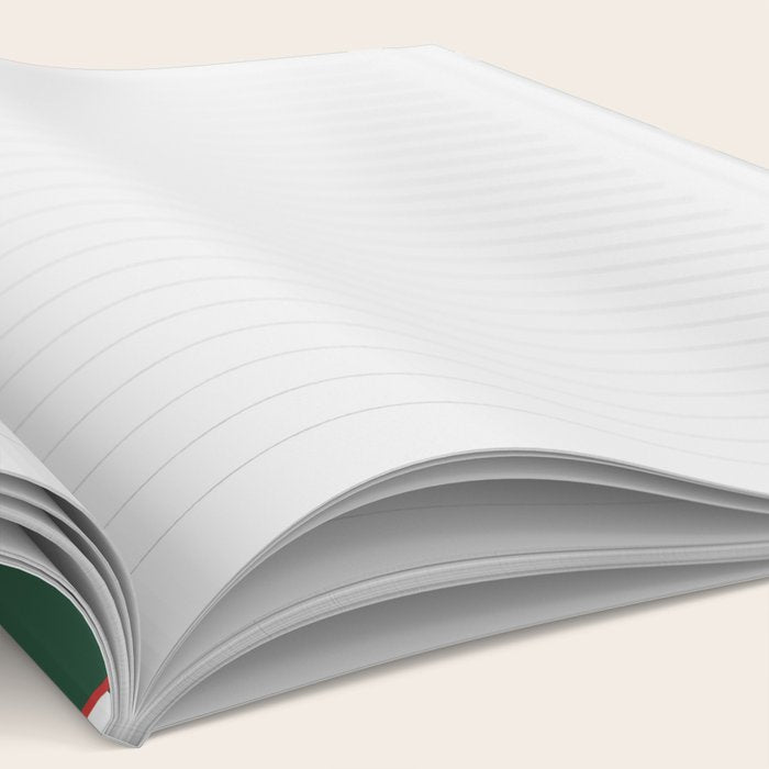 Geometric christmas decoration pattern Notebook Gallery Image 2