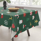 Geometric christmas decoration pattern Tablecloth Gallery Image 3