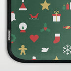 Geometric christmas decoration pattern Laptop Sleeve Gallery Image 3