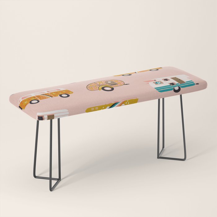 Retro Road Trip - Pink Palette Bench Gallery Image 1