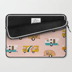 Retro Road Trip - Pink Palette Laptop Sleeve Gallery Image 2