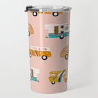 Retro Road Trip - Pink Palette Travel Mug Gallery Image 3