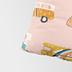 Retro Road Trip - Pink Palette Pillow Sham Gallery Image 4