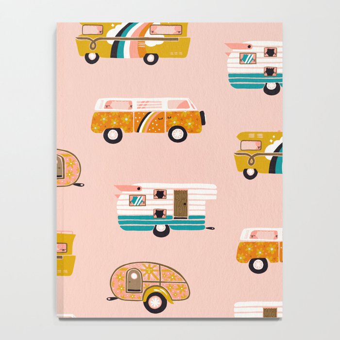 Retro Road Trip - Pink Palette Notebook Gallery Image 4