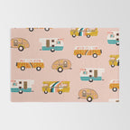 Retro Road Trip - Pink Palette Rug Gallery Image 2