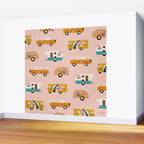 Retro Road Trip - Pink Palette Wall Mural Gallery Image 2