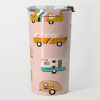 Retro Road Trip - Pink Palette Travel Mug Gallery Image 2
