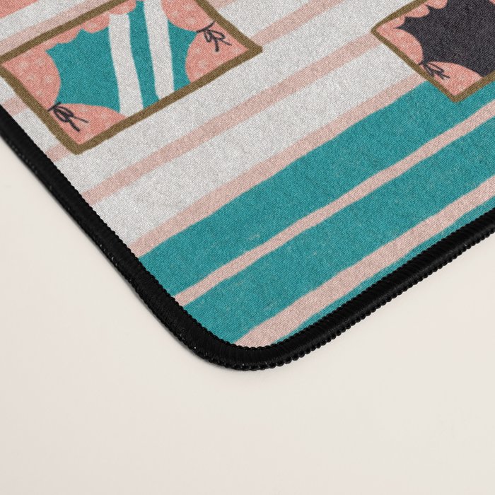 Retro Road Trip - Pink Palette Desk Mat Gallery Image 4