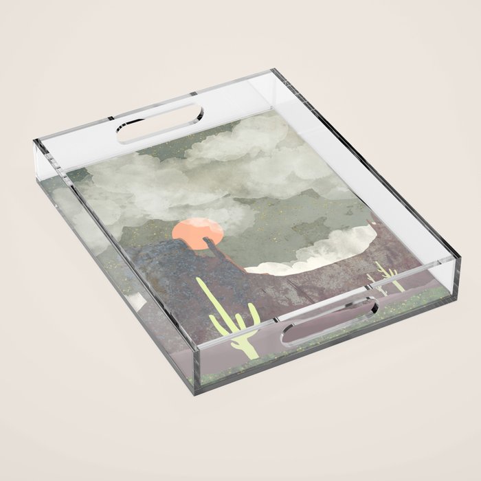 Desertscape Acrylic Tray Gallery Image 1