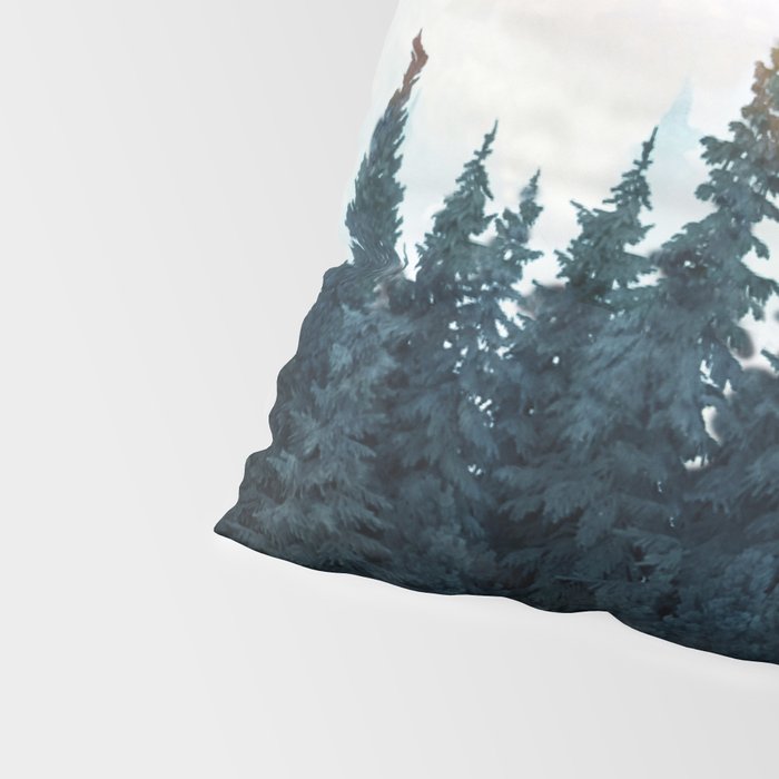 Forest Under the Sunset Pillow Sham Gallery Image 4