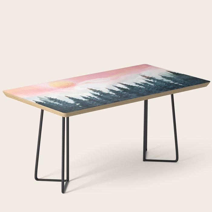 Forest Under the Sunset Coffee Table Gallery Image 1