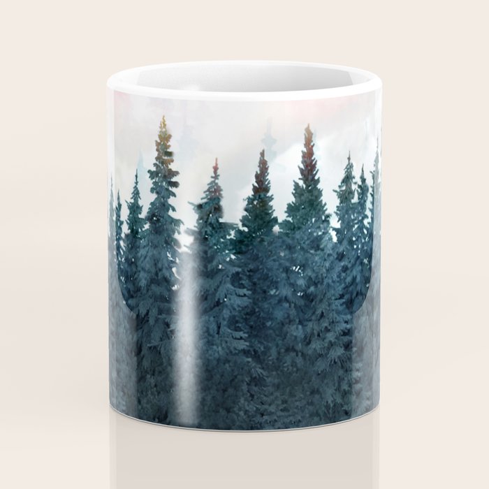 Forest Under the Sunset Coffee Mug Gallery Image 4