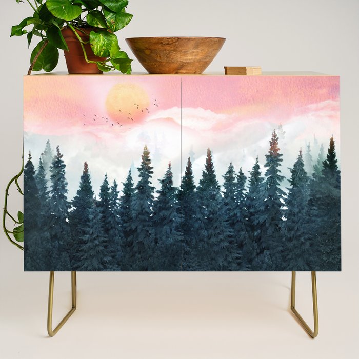 Forest Under the Sunset Credenza Gallery Image 1
