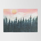 Forest Under the Sunset Rug Gallery Image 2