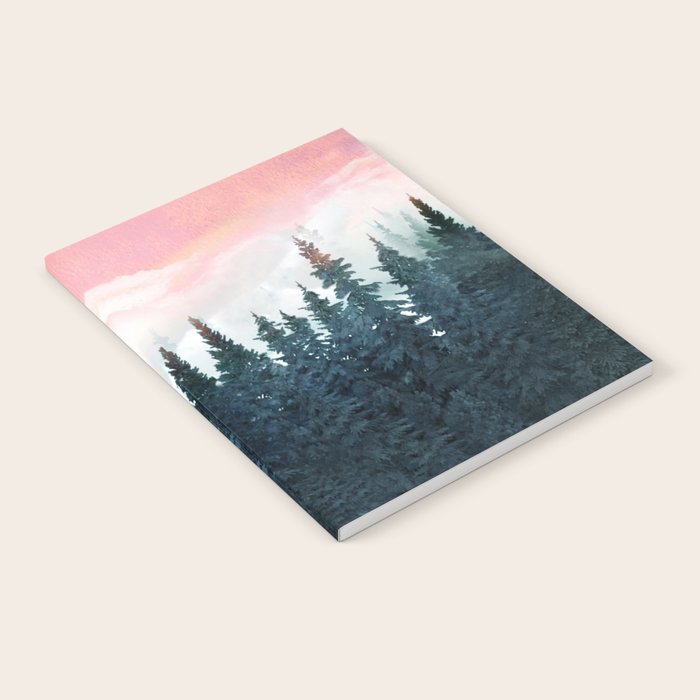 Forest Under the Sunset Notebook Gallery Image 2