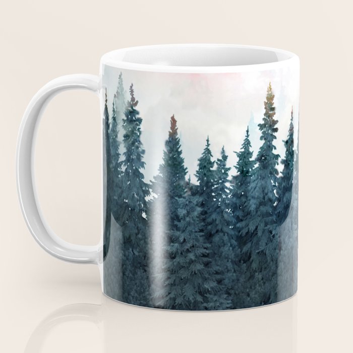 Forest Under the Sunset Coffee Mug Gallery Image 3