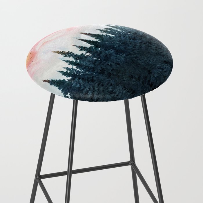 Forest Under the Sunset Stool Gallery Image 2