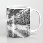 Into the Mist - Black and White Nature Photography Coffee Mug Gallery Image 1