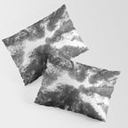 Into the Mist - Black and White Nature Photography Pillow Sham Gallery Image 3