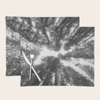 Into the Mist - Black and White Nature Photography Placemat Gallery Image 1