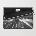 Into the Mist - Black and White Nature Photography Laptop Sleeve Gallery Image 2