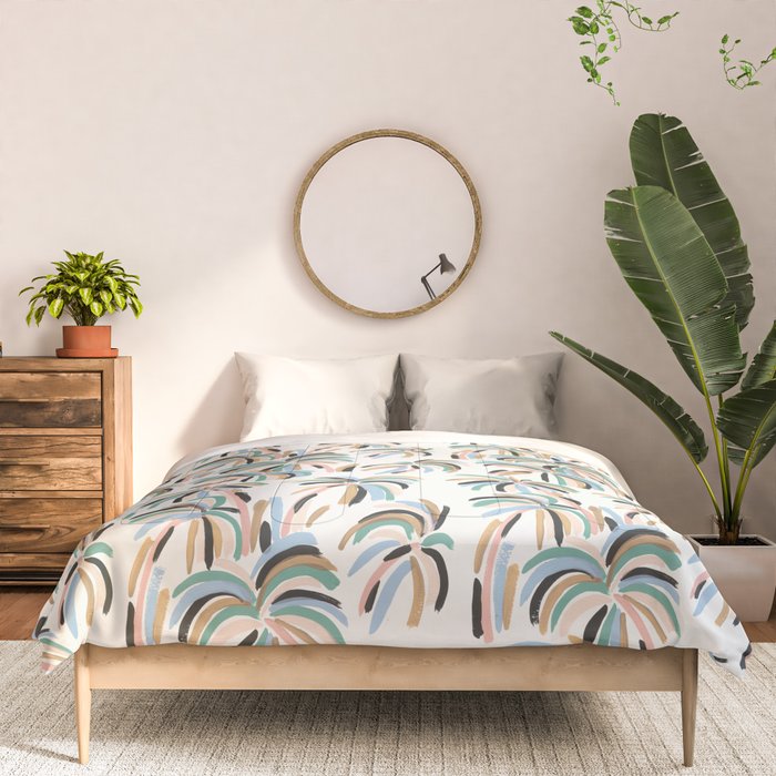 Rainbow Palm Comforter Gallery Image 3