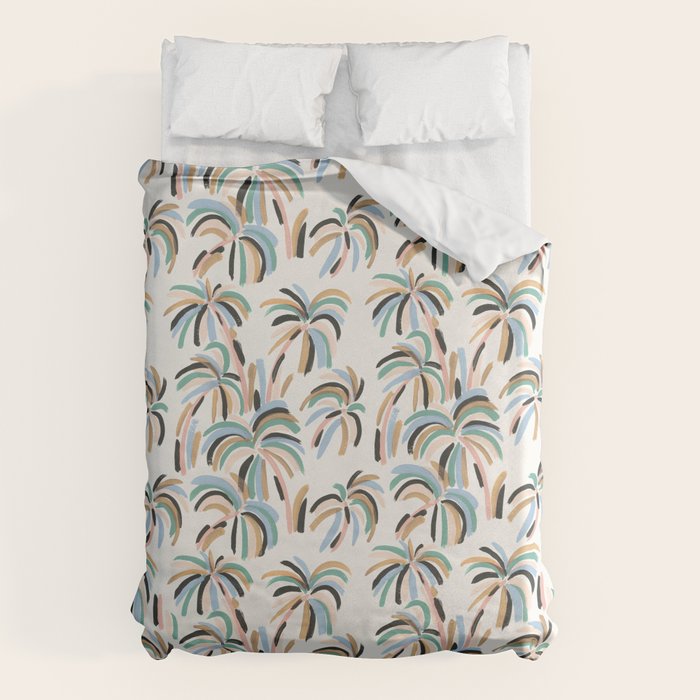 Rainbow Palm Duvet Cover Gallery Image 1
