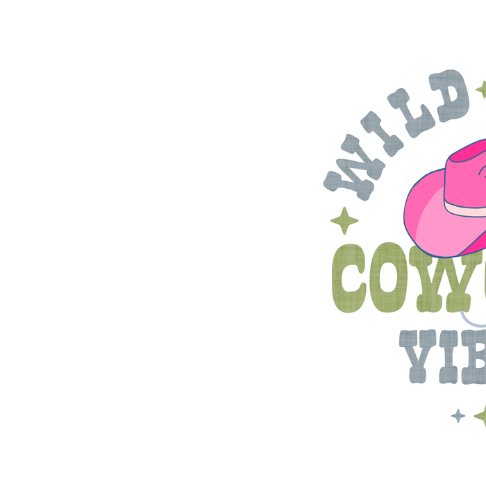 Wild-West Cowgirl Vibes with Hat Typography Pink and Green Coffee Mug Gallery Image 2