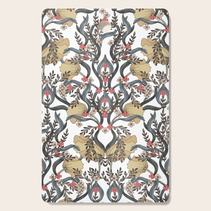William Morris Pimpernel Art Nouveau Floral Cutting Board Gallery Image 1