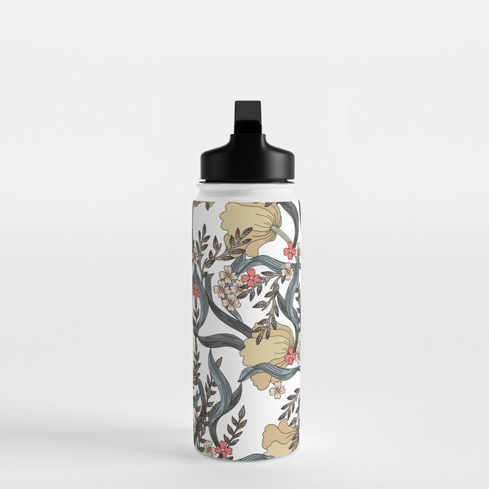 William Morris Pimpernel Art Nouveau Floral Water Bottle Gallery Image 3
