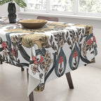 William Morris Pimpernel Art Nouveau Floral Tablecloth Gallery Image 3