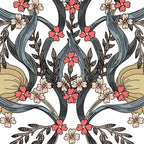 William Morris Pimpernel Art Nouveau Floral Coffee Mug Gallery Image 2