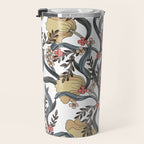William Morris Pimpernel Art Nouveau Floral Travel Mug Gallery Image 3