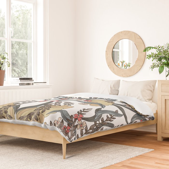 William Morris Pimpernel Art Nouveau Floral Duvet Cover Gallery Image 2