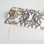William Morris Pimpernel Art Nouveau Floral Wrapping Paper Gallery Image 2