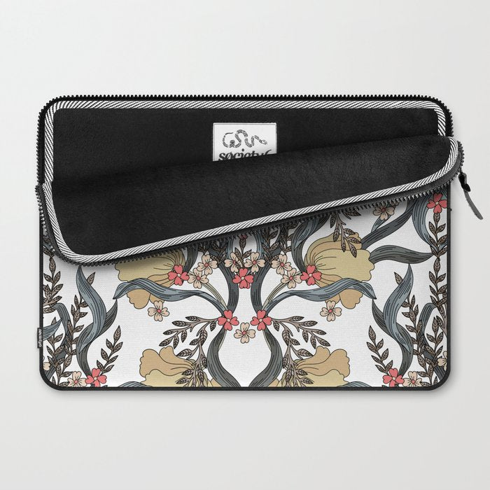 William Morris Pimpernel Art Nouveau Floral Laptop Sleeve Gallery Image 2