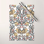 William Morris Pimpernel Art Nouveau Floral Wrapping Paper Gallery Image 1