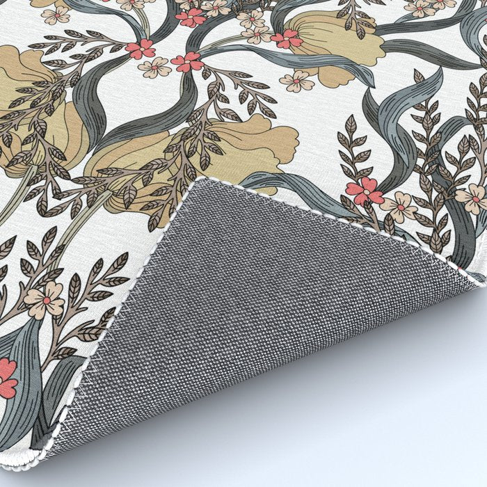 William Morris Pimpernel Art Nouveau Floral Rug Gallery Image 4