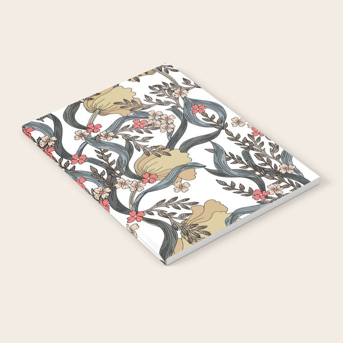William Morris Pimpernel Art Nouveau Floral Notebook Gallery Image 2