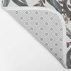 William Morris Pimpernel Art Nouveau Floral Bath Mat Gallery Image 2