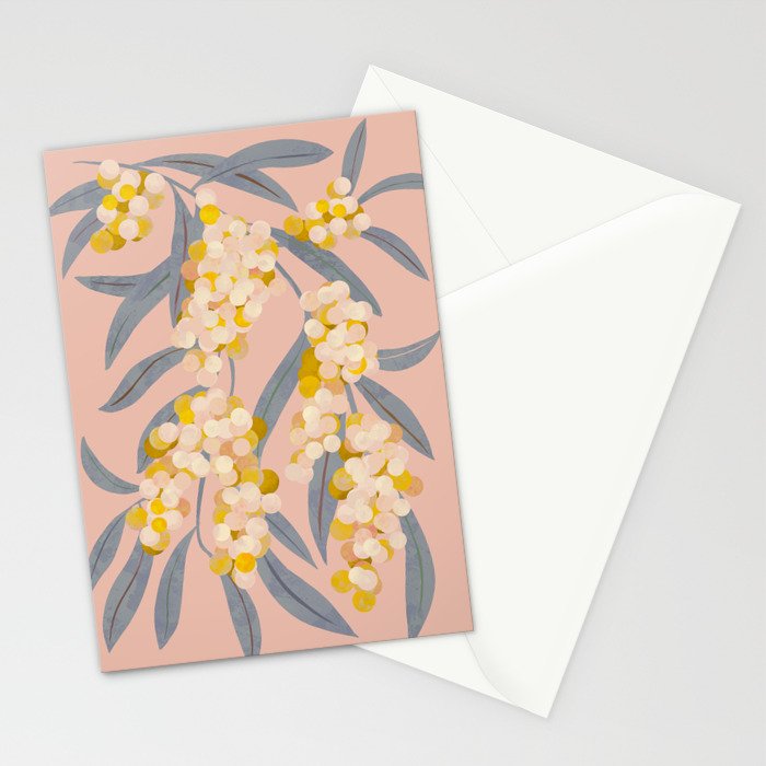  Acacia retinoides plant Stationery Card Gallery Image 2